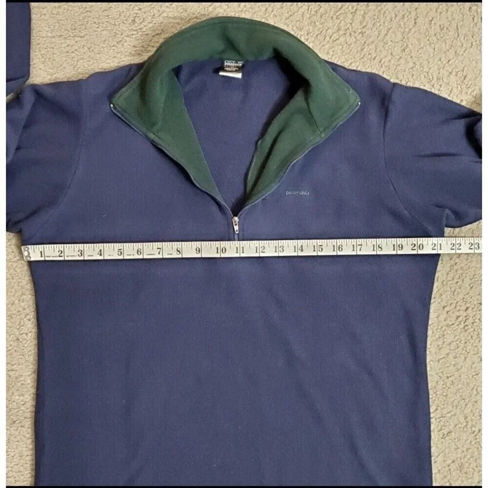 Patagonia Capilene Mens Sz Medium 1/4 Zip Long Sleeve Pullover Fleece Jacket